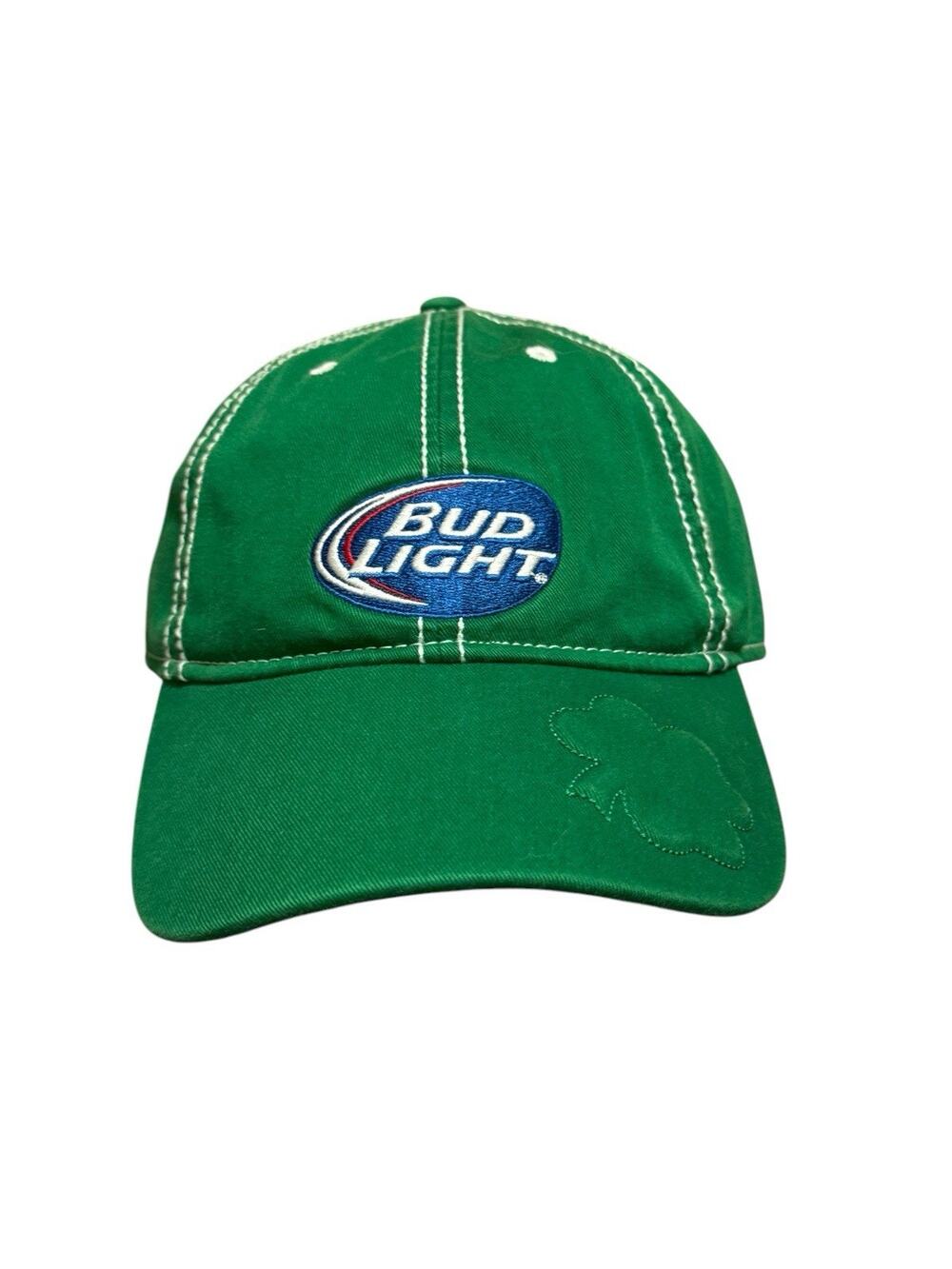 Bud Light St. Patrick’s Day Hat Adjustable Green Shamrock Clover K-Products